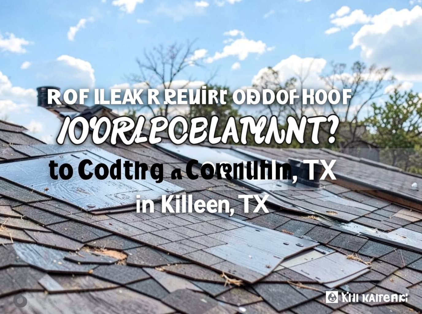 Roof Leak Repair or Roof Replacement? What to Consider After a Storm in Killeen, TX