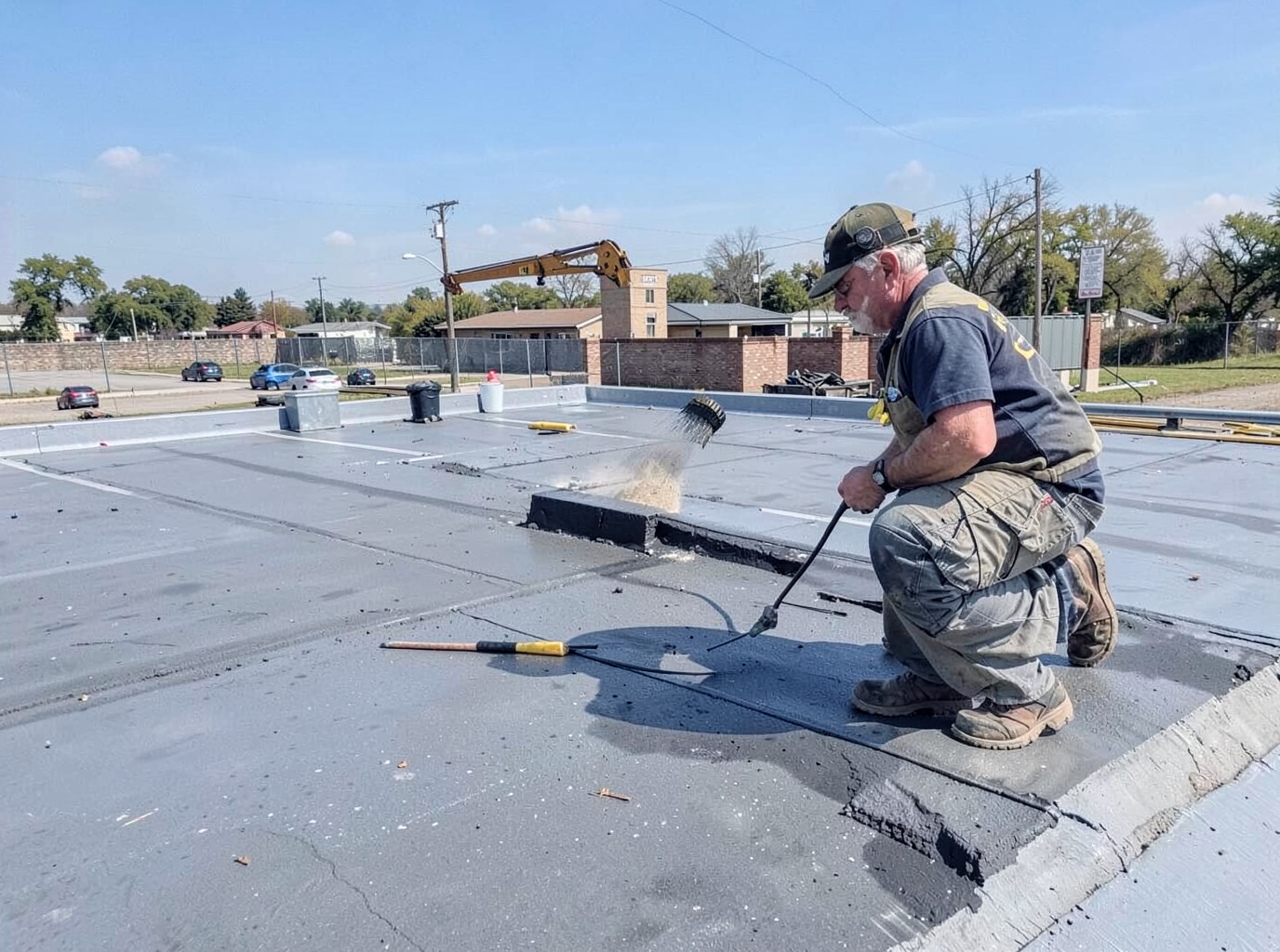 Commercial Flat Roof Repair in Killeen