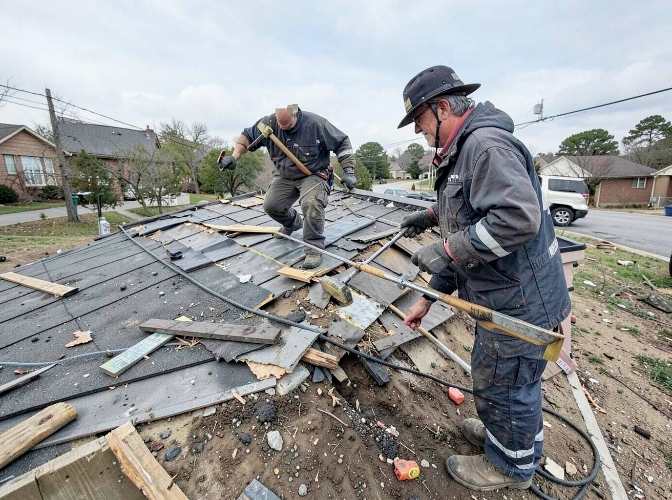 Storm Damage Roof Repair in Killeen