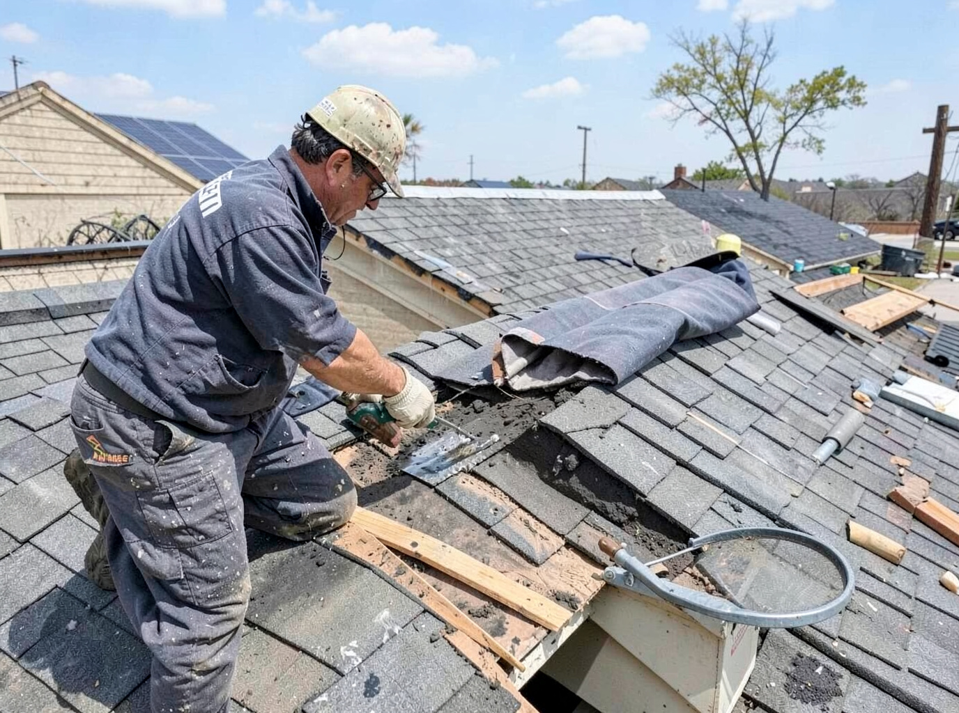 Wind Damage Roof Repair in Killeen